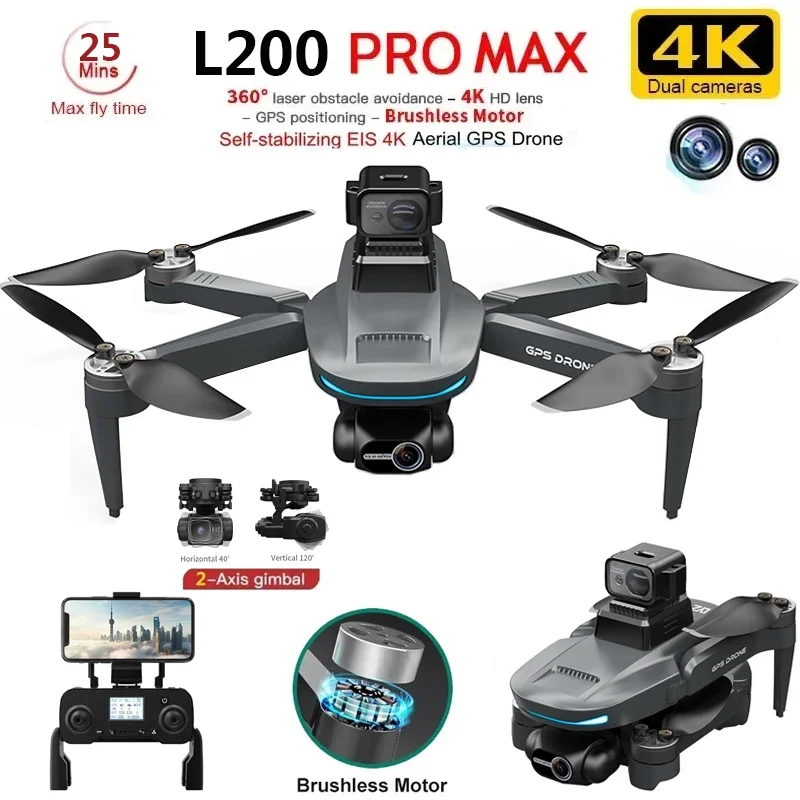 Drone Battery Box - L200 PRO MAX Drone 4K 2-Axis