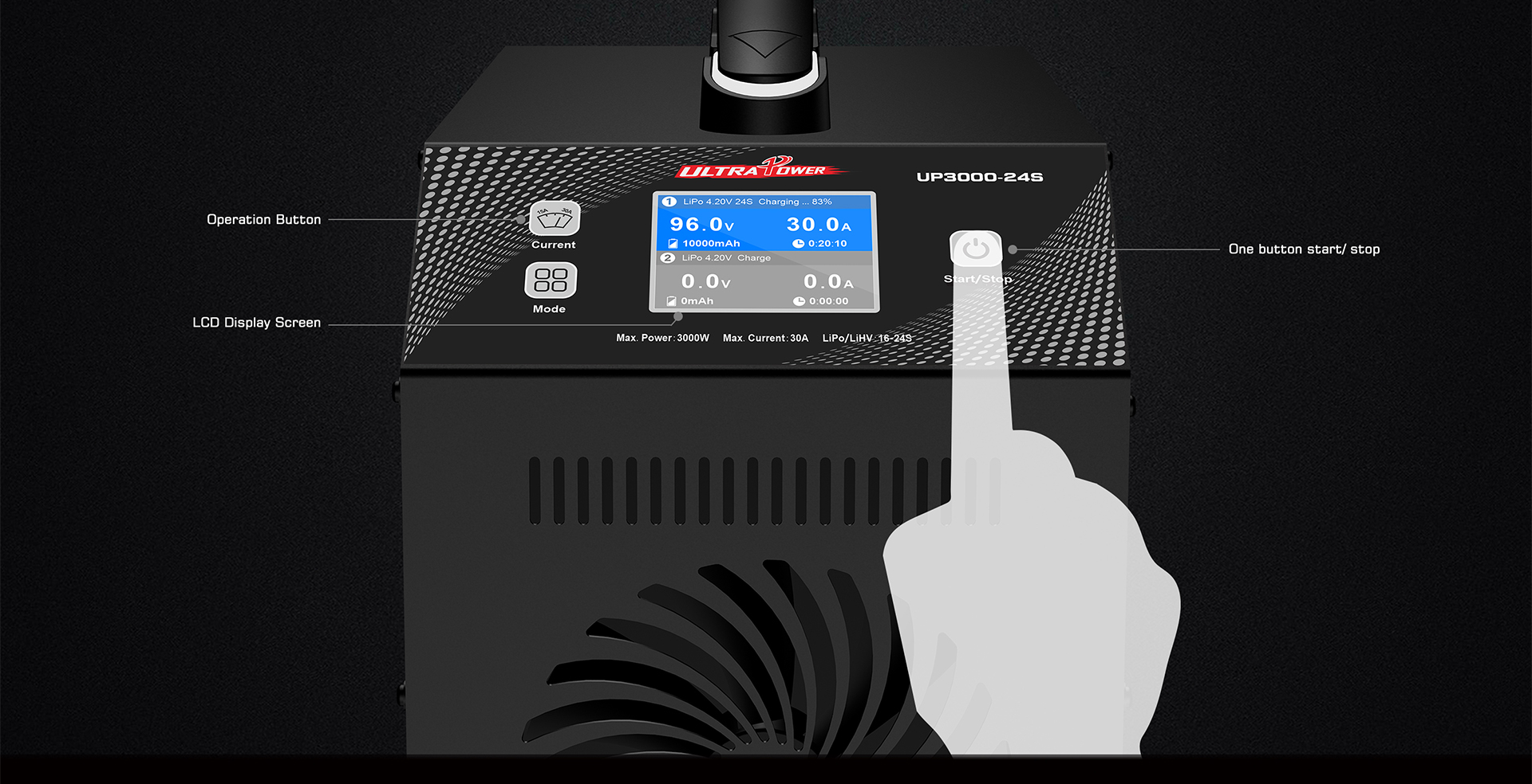 ULTRAPOWER UP3000-24S 3000W 30 - مراجعة Drone Battery Charger وسعره