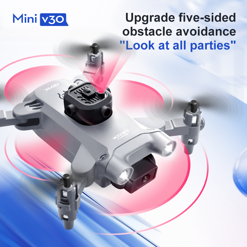 Mini V30 WiFi FPV Drone With 4 - مراجعة Drone Battery Box وسعره