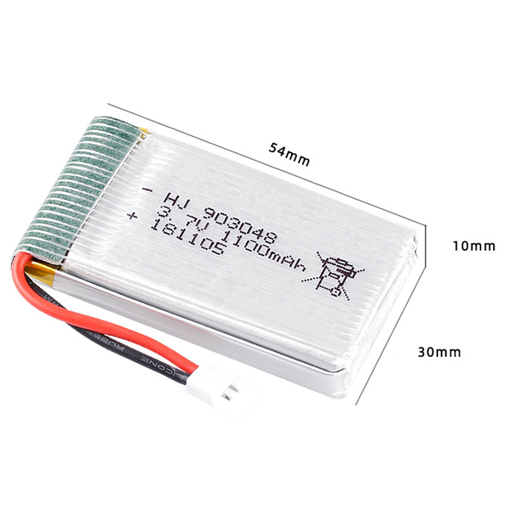 3.7V 1100mAh 903048 Lipo Batte - مراجعة Drone Battery Lipo وسعره