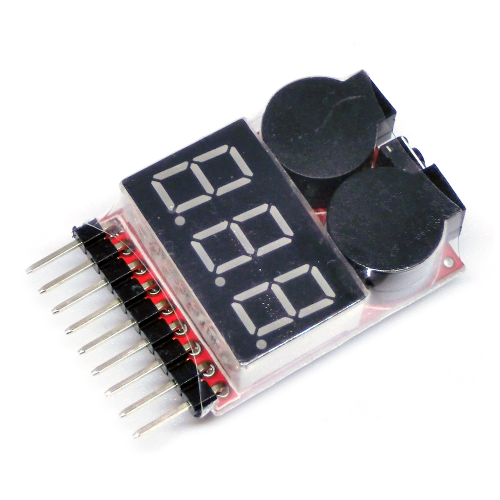 For 1S/2s/3s/4s/5s/6s/7s/8s Lo - مراجعة Drone Battery Alarm وسعره