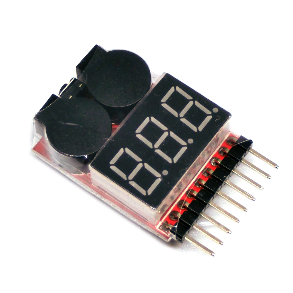 For 1S/2s/3s/4s/5s/6s/7s/8s Lo - مراجعة Drone Battery Alarm وسعره