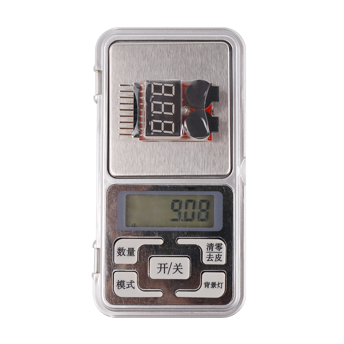 1-8S Lipo Battery Voltage Chec - مراجعة Drone Battery Voltage Checker وسعره