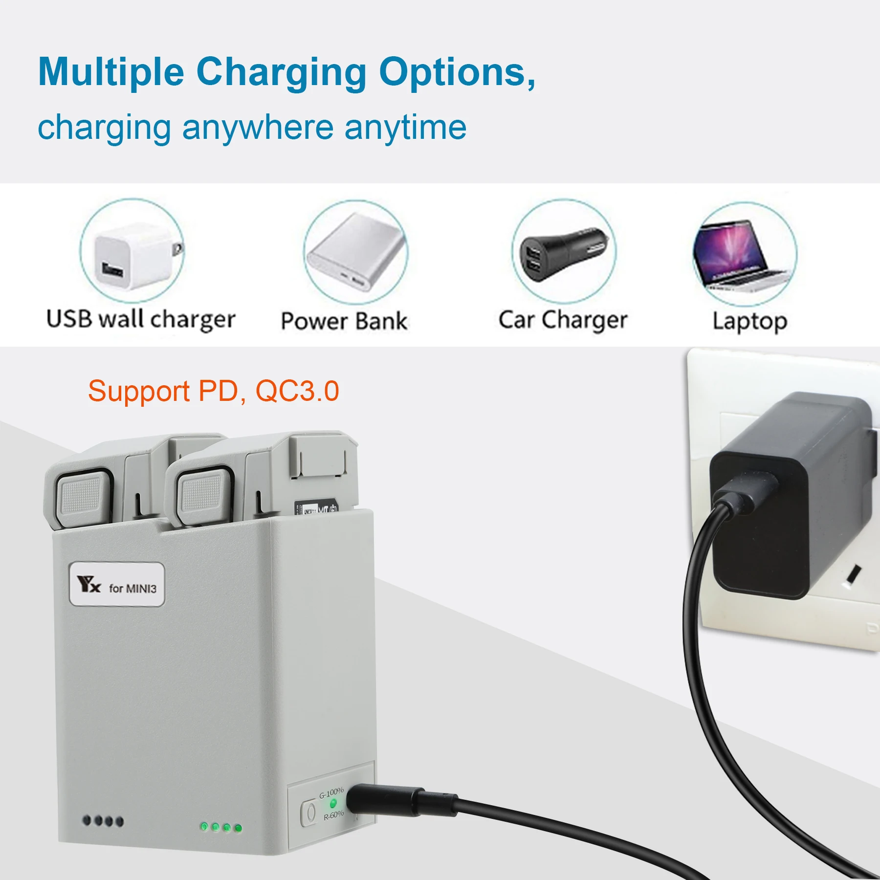 Charger Hub for DJI Mini 4 Pro - مراجعة Drone Battery Charger وسعره