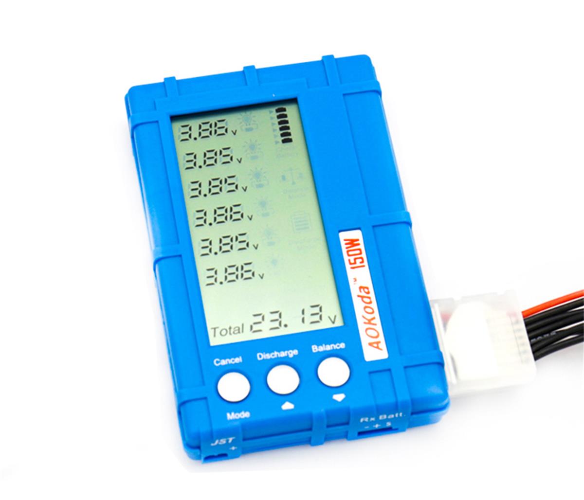 HOBBYMATE 3in1 AOK 150W Discha - مراجعة Drone Battery Voltage Checker وسعره