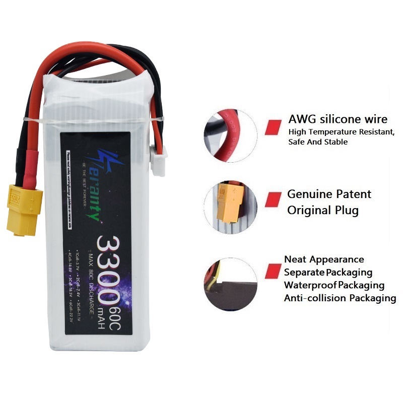 LiPo Rechargeable Battery 4S 3 - مراجعة Drone Battery Connector وسعره