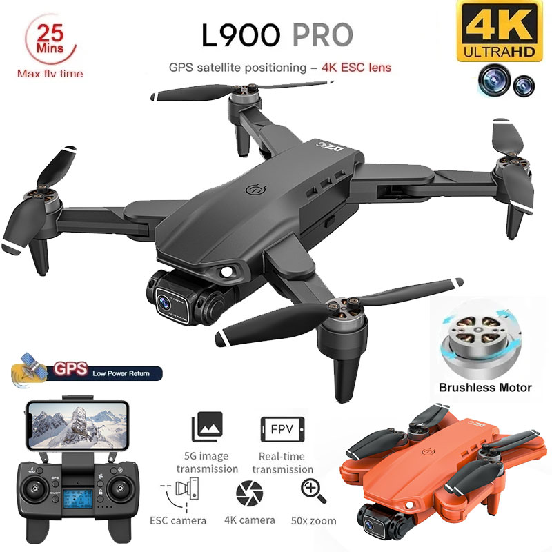L900 Pro GPS Drone 4K Professi - مراجعة Drone Battery Case وسعره