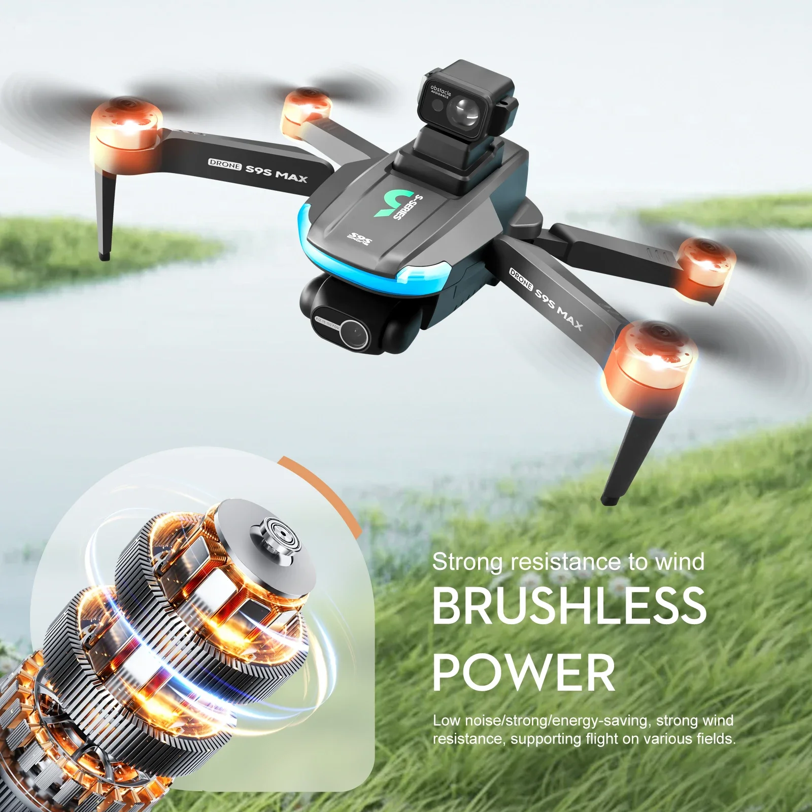 NEW S9S MAX MINI Drone 4K 2-Ax - مراجعة Drone Battery Box وسعره