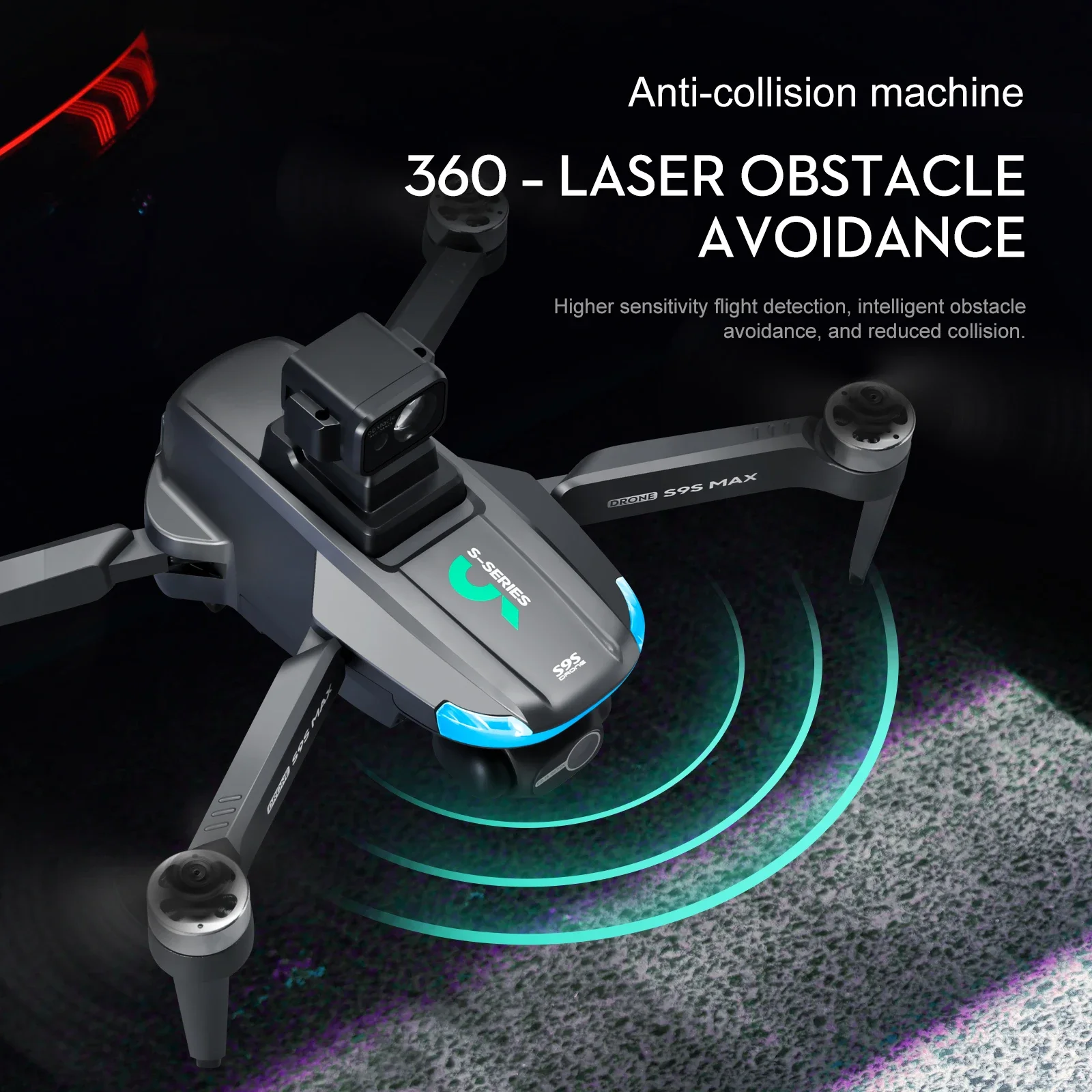NEW S9S MAX MINI Drone 4K 2-Ax - مراجعة Drone Battery Box وسعره