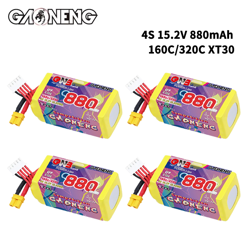 GNB 4S 880mAh 15.2V 160C/320C  - مراجعة Drone Battery Plate وسعره