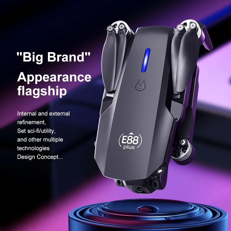 New E88 Plus Quadcopter Drone: - مراجعة Drone Battery Case وسعره