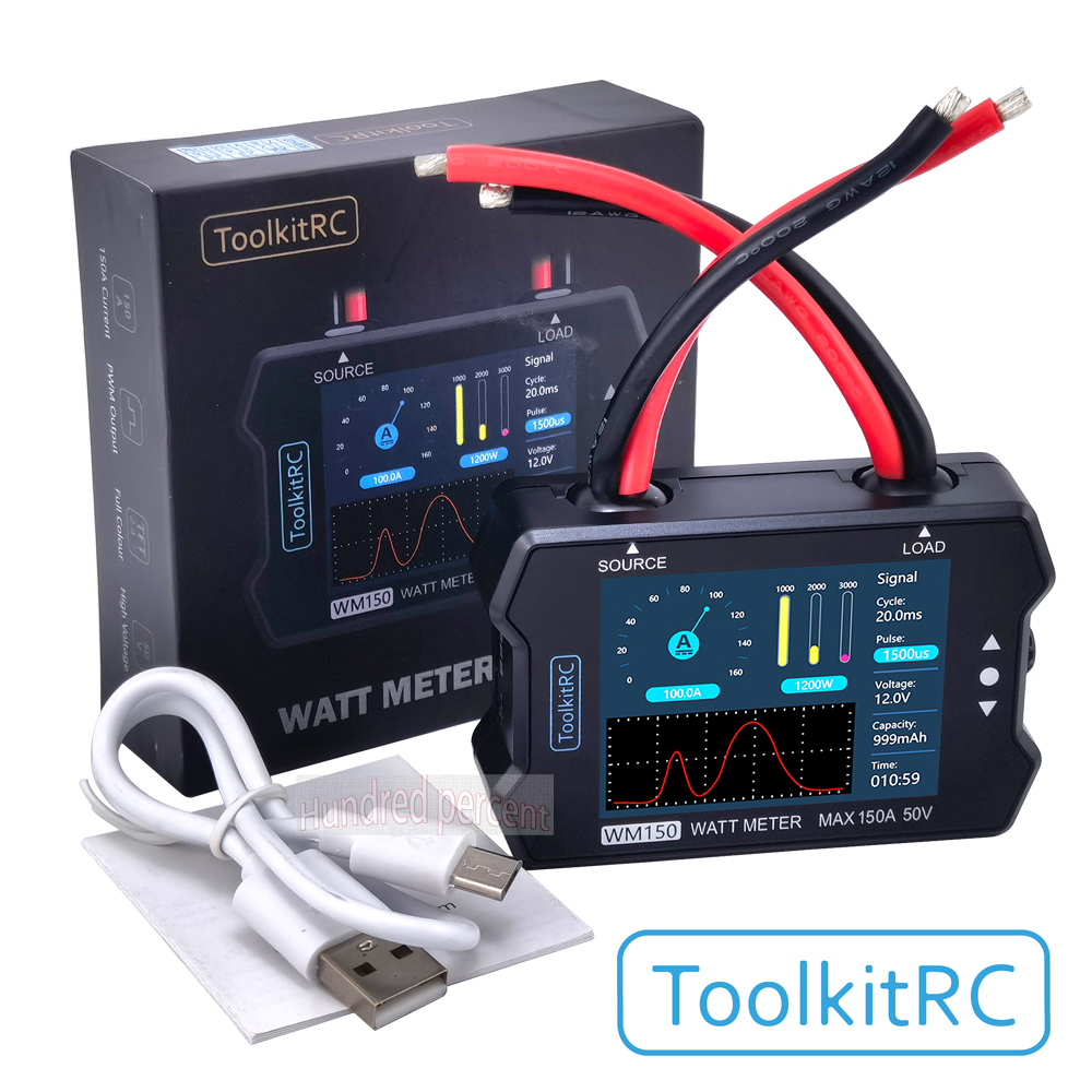 ToolkitRC WM150 150A 50V Watt  - مراجعة Drone Battery Voltage Checker وسعره