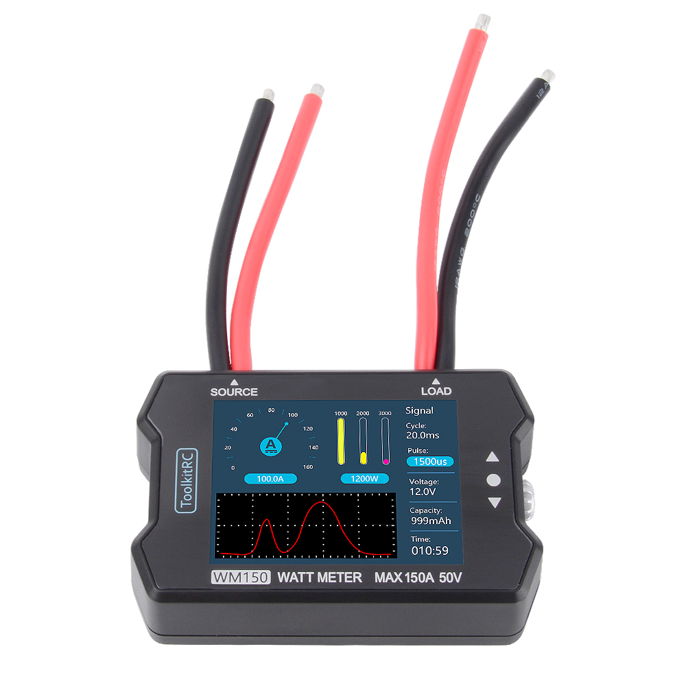 ToolkitRC WM150 150A 50V Watt  - مراجعة Drone Battery Voltage Checker وسعره
