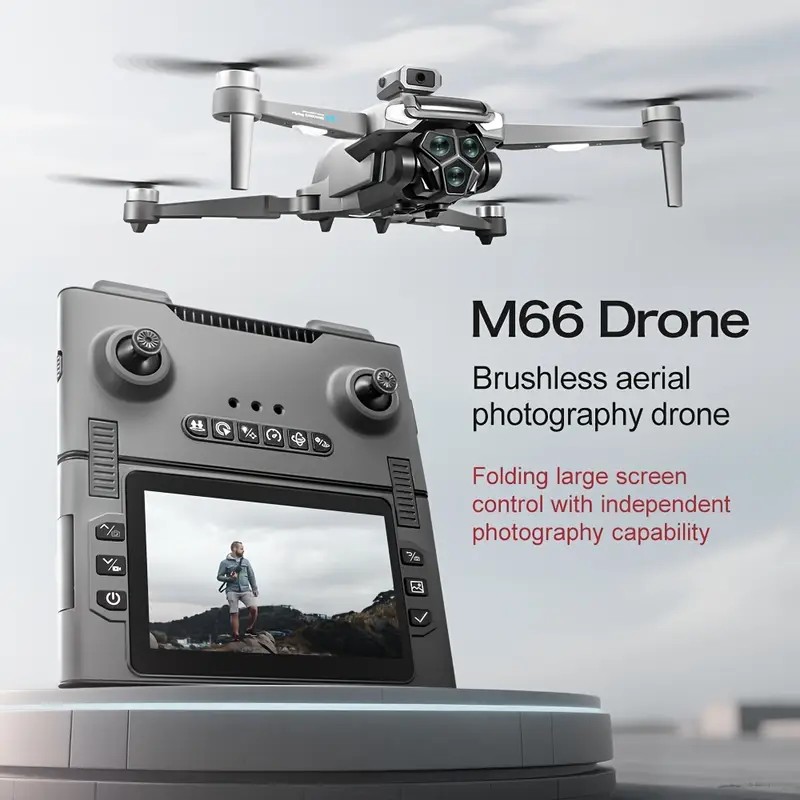 New M66 Triple Battery Brushle - مراجعة Drone Battery Smart وسعره