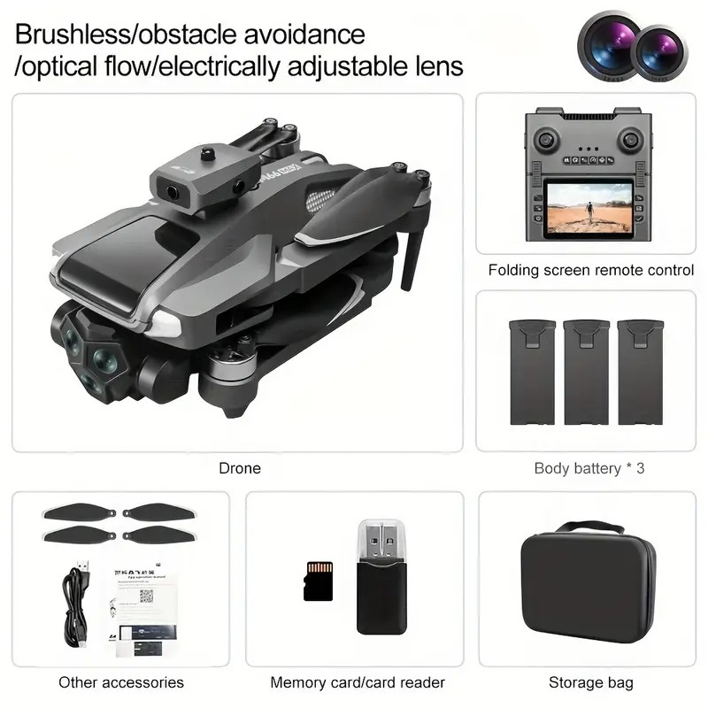 New M66 Triple Battery Brushle - مراجعة Drone Battery Smart وسعره