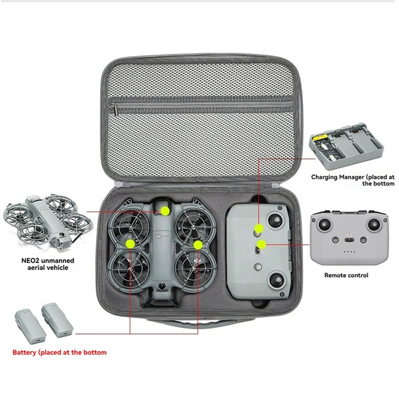 Protective Storage Bag For DJI - مراجعة Drone Battery Bag وسعره