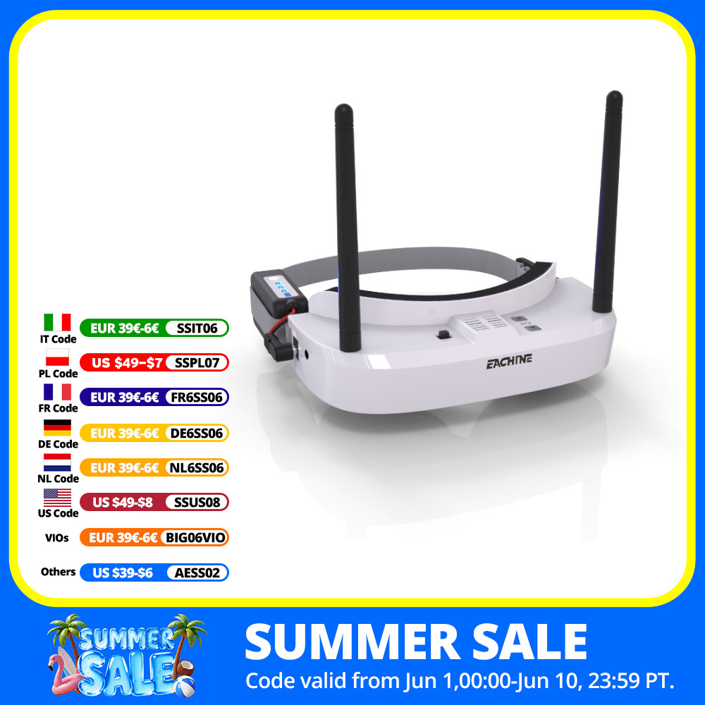Eachine EV100 720*540 5.8G 72C - مراجعة Drone Battery Box وسعره