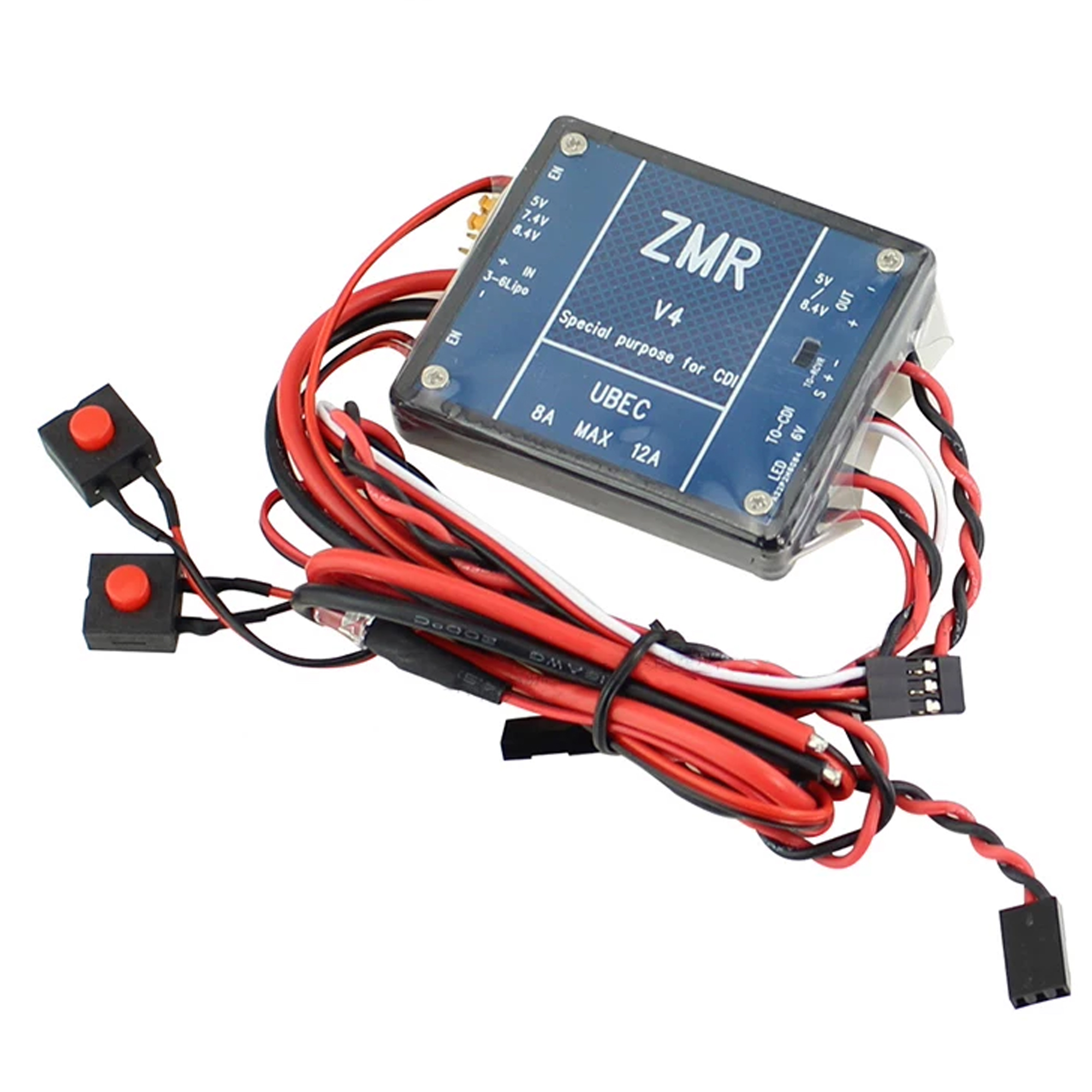 UBEC V2 V3 V4 ZMR 8A Dual BEC  - مراجعة Drone Battery Connector وسعره