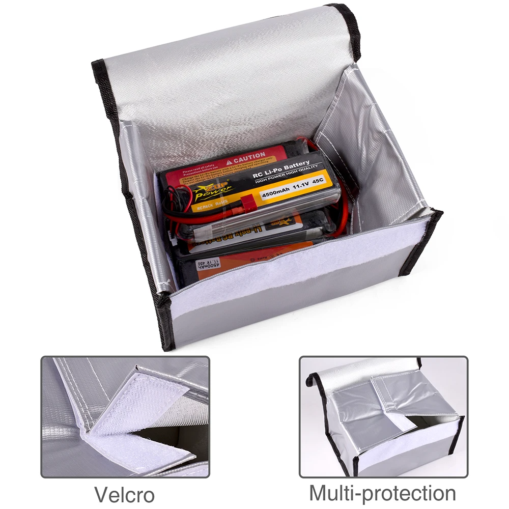 Portable Fireproof Waterproof  - مراجعة Drone Battery Bag وسعره