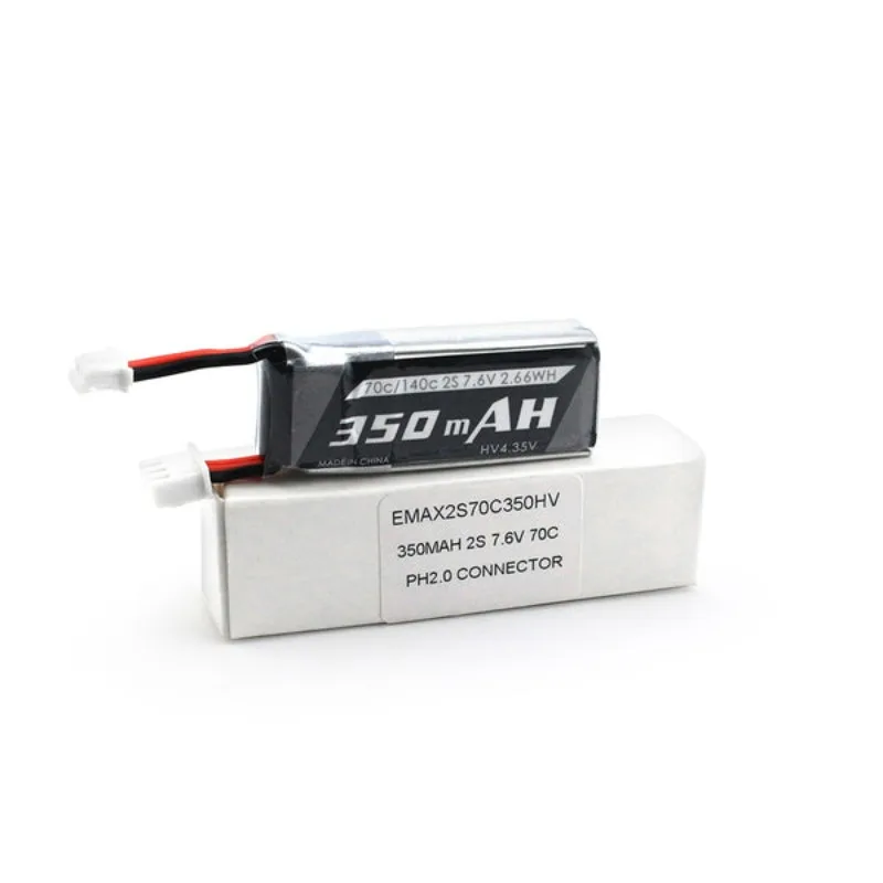 Emax 350mAh 2S 7.6V High Volta - مراجعة Drone Battery High Voltage وسعره