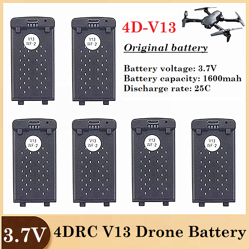 Original 3.7V 1600mAh Lipo Bat - مراجعة Drone Battery Li-Ion وسعره