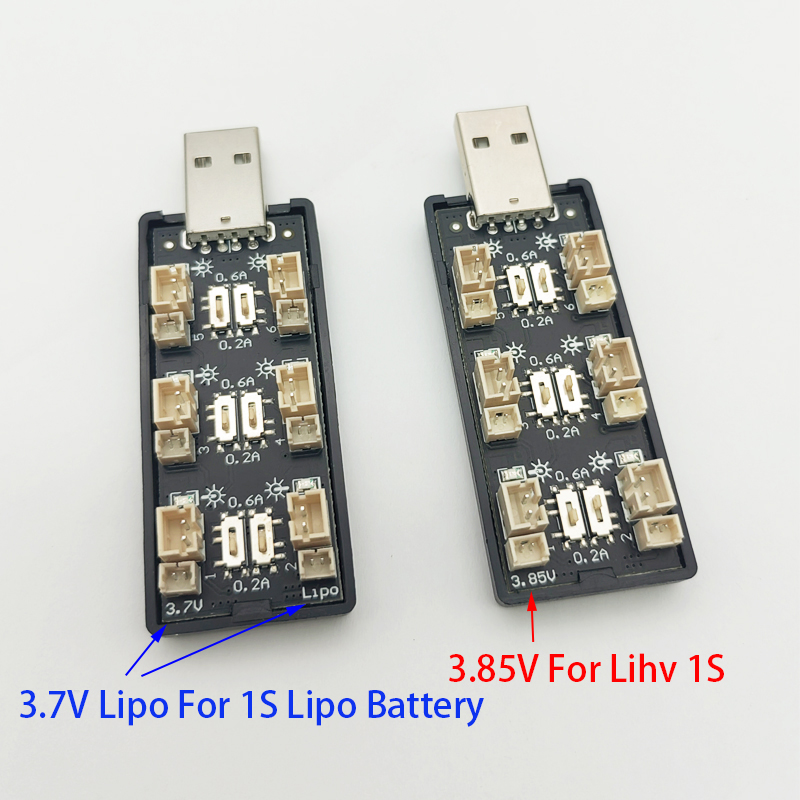6CH USB 1S LiPo/LiHv 3.7V/4.2V - مراجعة Drone Battery Connector وسعره