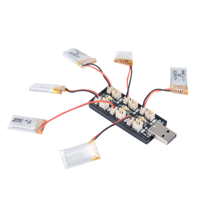 6CH USB 1S LiPo/LiHv 3.7V/4.2V - مراجعة Drone Battery Connector وسعره