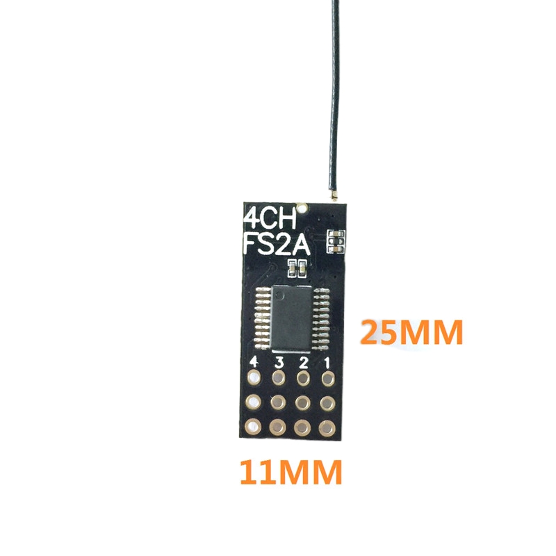 Flysky FS2A Mini Receiver 4CH  - مراجعة Drone Battery Plate وسعره