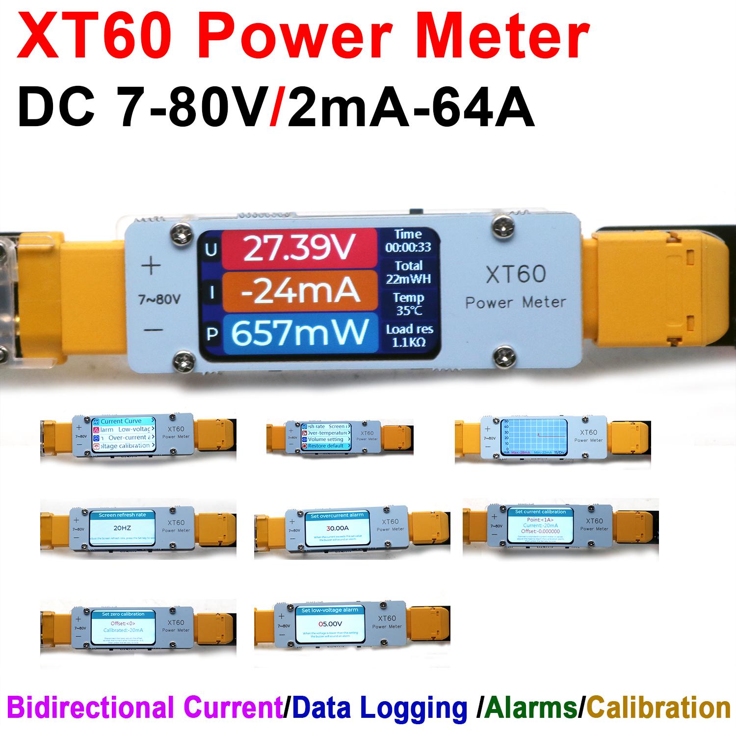 DC 7-80V 64A Bidirectional Pow - مراجعة Drone Battery Alarm وسعره