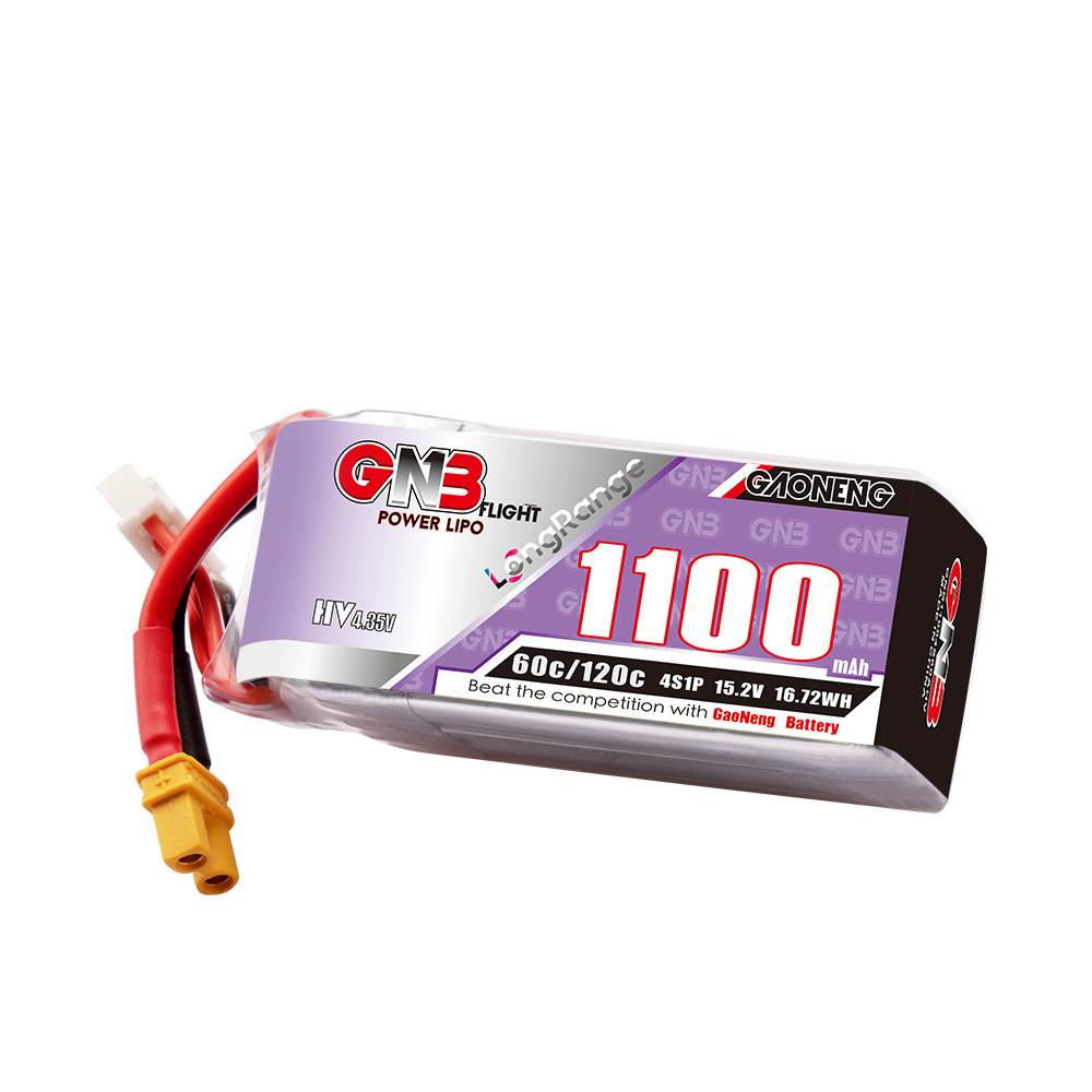GNB 4S 1100mAh 60C/120C HV Lip - مراجعة Drone Battery Plate وسعره