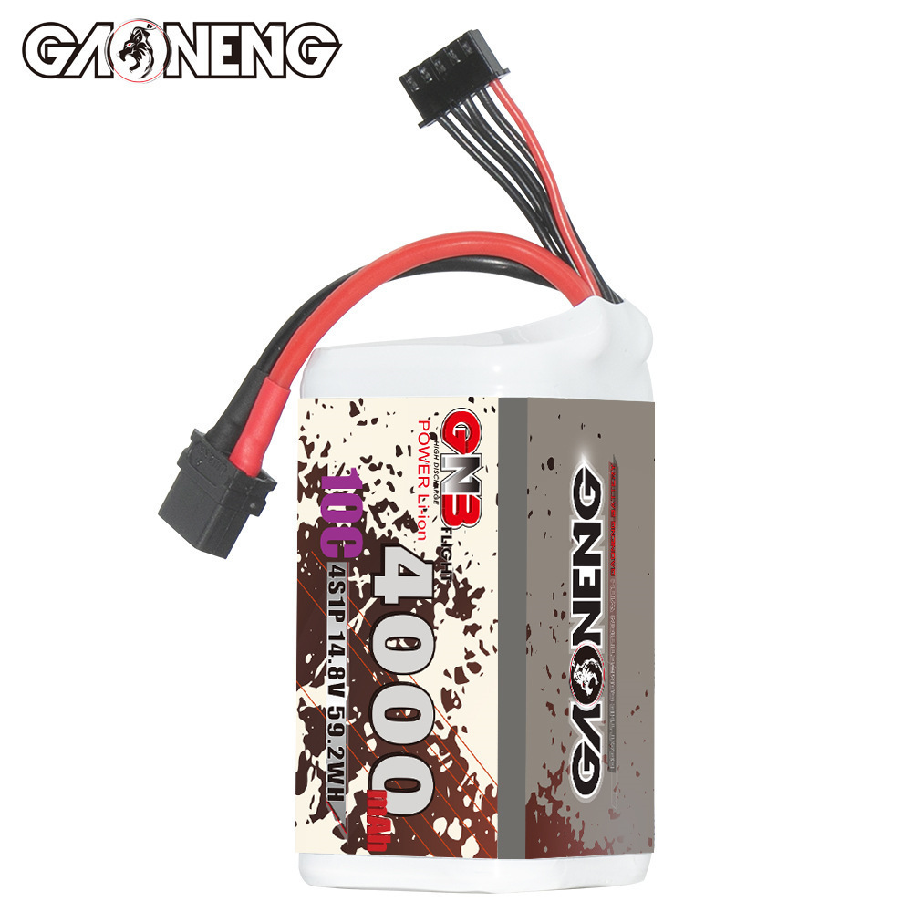 GNB 4000mAh 4S 14.8V 10C 20C W - مراجعة Drone Battery Plate وسعره