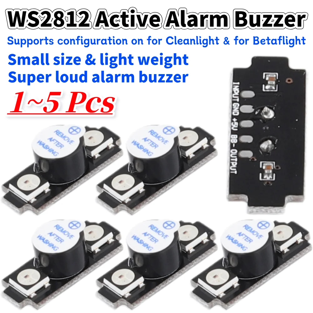 WS2812 Active Alarm Buzzer Col - مراجعة Drone Battery Alarm وسعره