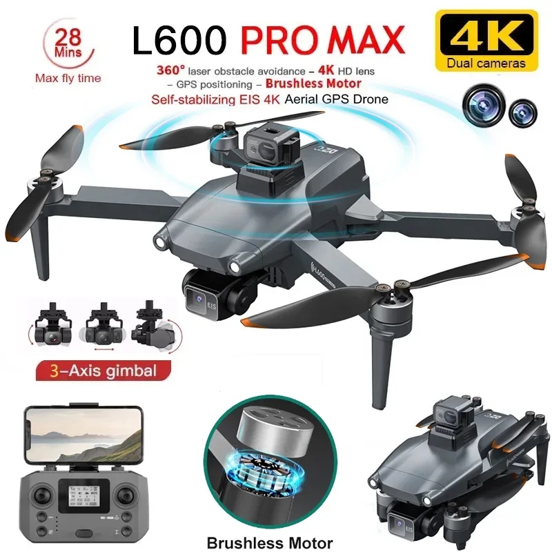 L600 PRO MAX GPS Drone Profess - مراجعة Drone Battery Box وسعره