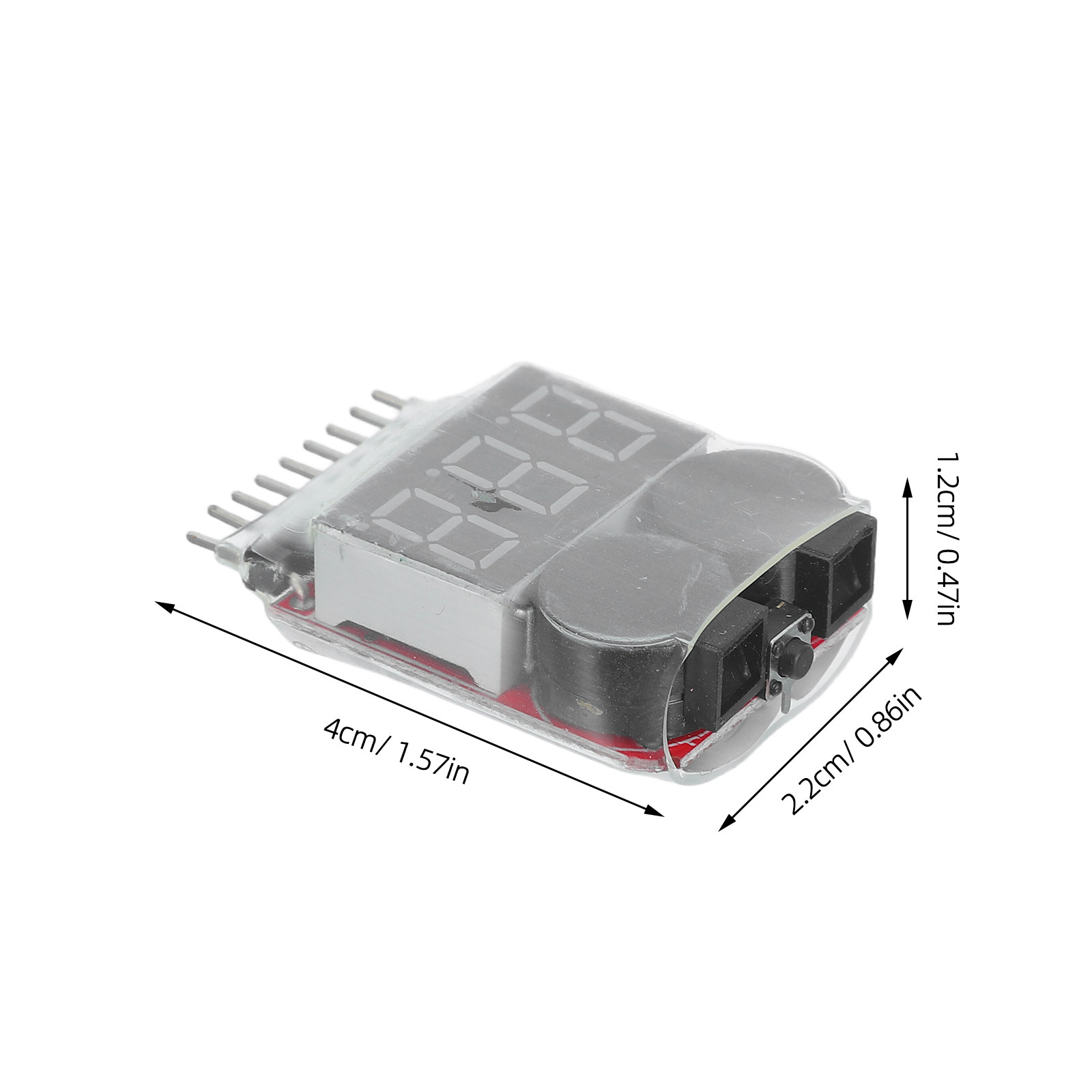 2Pcs Lipo Battery Checker Volt - مراجعة Drone Battery Voltage Checker وسعره