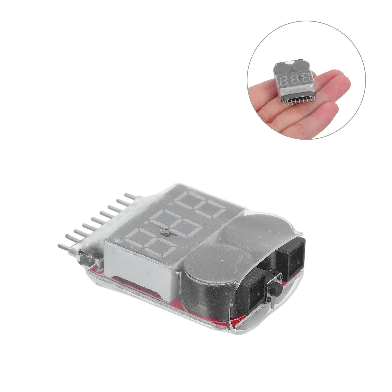 2Pcs Lipo Battery Checker Volt - مراجعة Drone Battery Voltage Checker وسعره