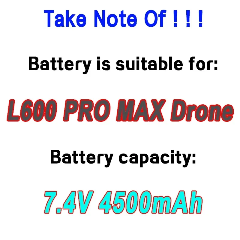 7.4v 4500mah L600 Pro Max Dron - مراجعة Drone Battery Li-Ion وسعره