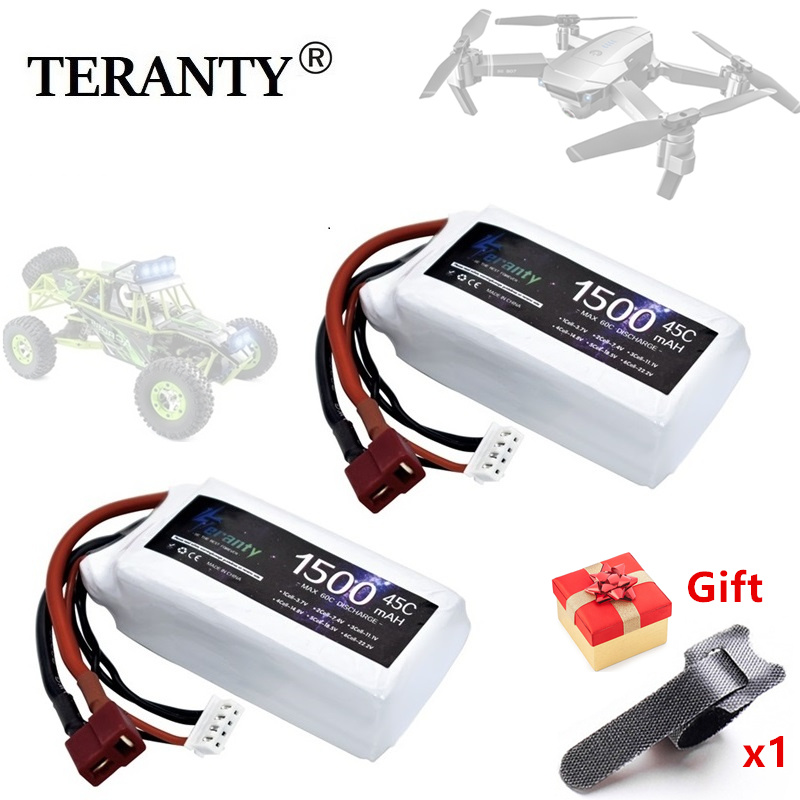 TERANTY 3s 45C 11.1V 1500mah L - مراجعة Drone Battery Li-Ion وسعره