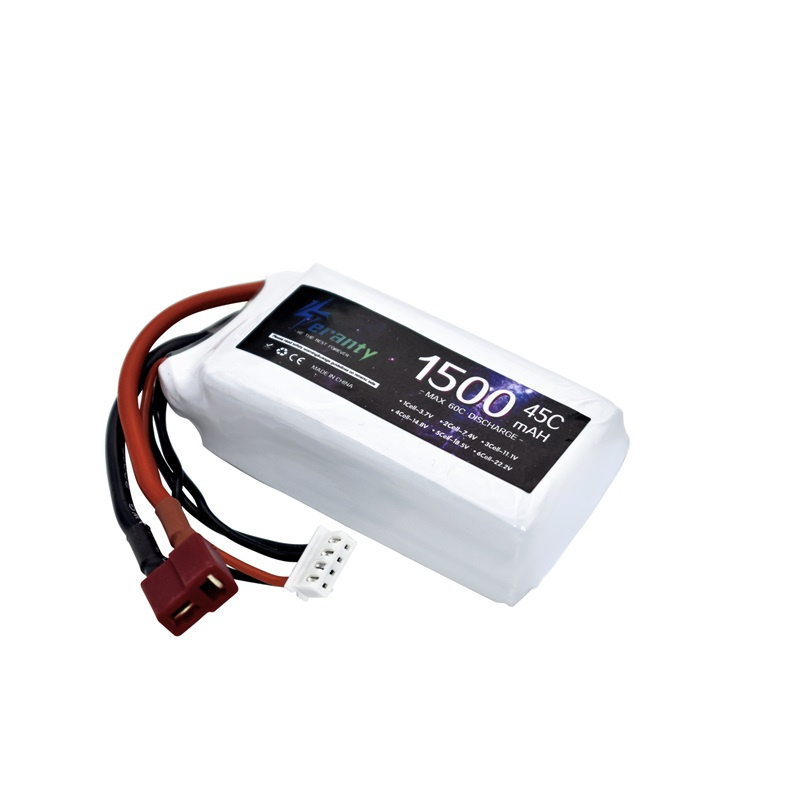 TERANTY 3s 45C 11.1V 1500mah L - مراجعة Drone Battery Li-Ion وسعره