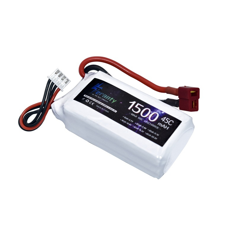 TERANTY 3s 45C 11.1V 1500mah L - مراجعة Drone Battery Li-Ion وسعره