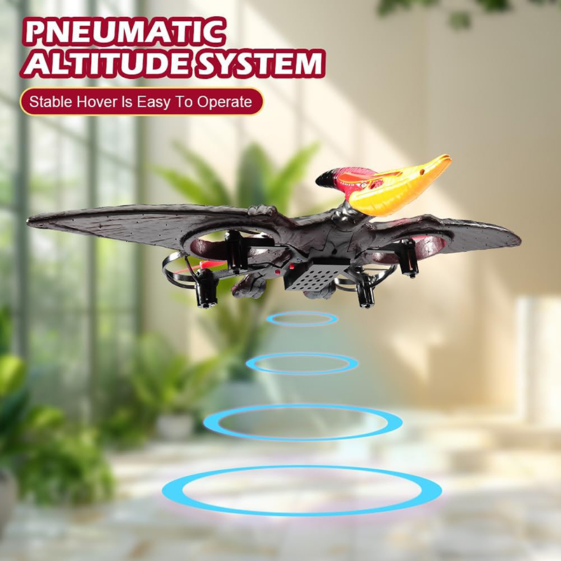 RC Plane Pterosaur 2.4G 6-Axis - مراجعة Drone Battery Alarm وسعره