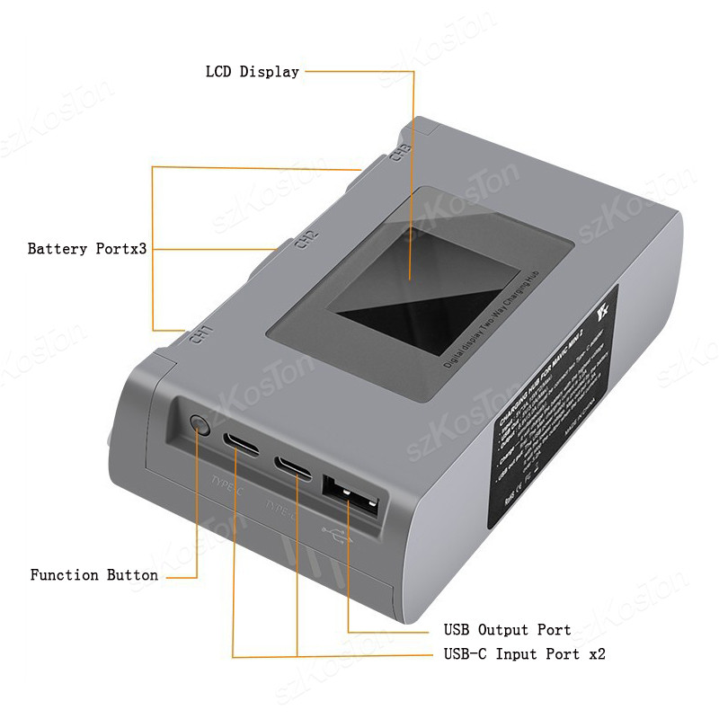 For DJI Mavic Mini 2/SE Mini 4 - مراجعة Drone Battery Balance Charger وسعره