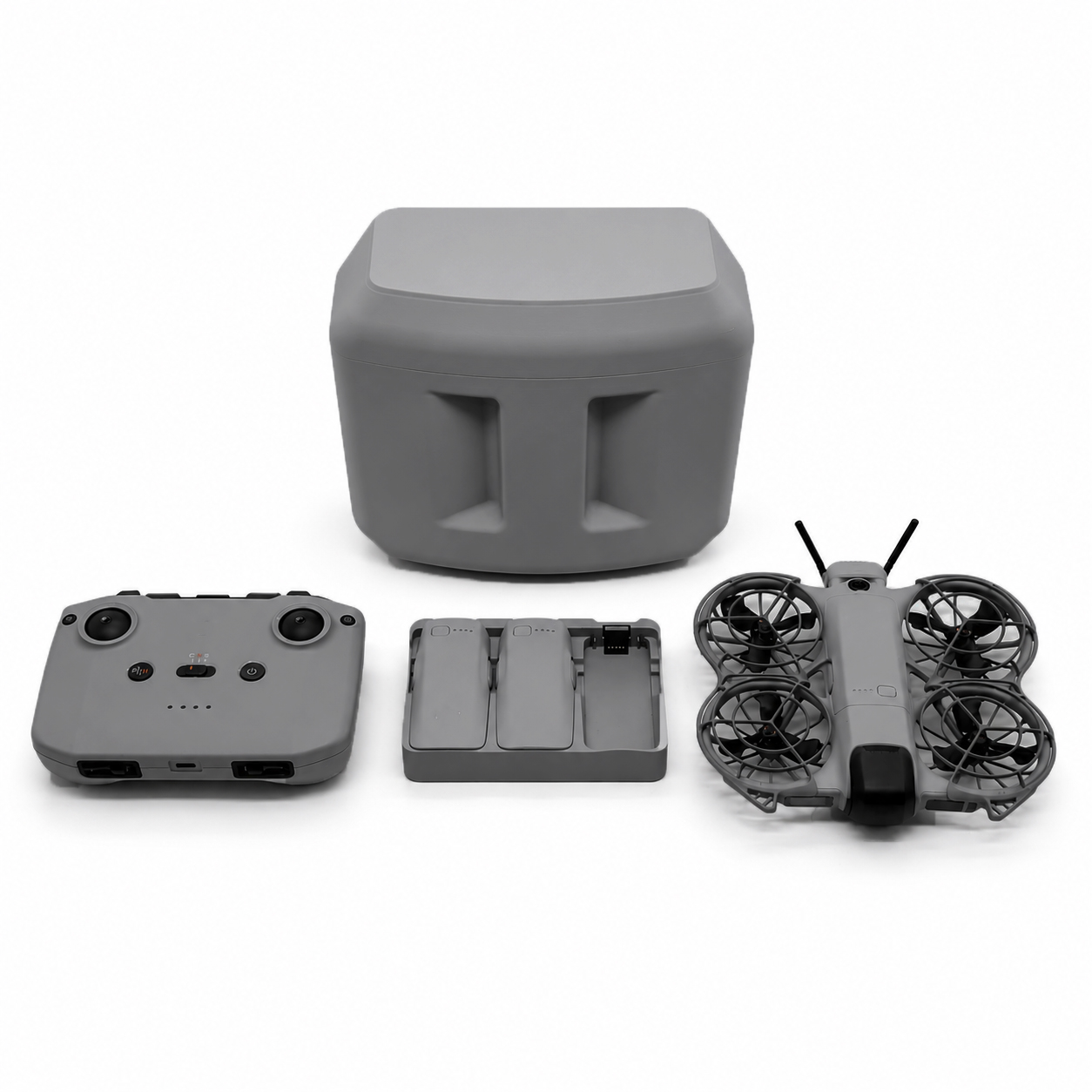 Hard Carrying Case for DJI Neo - مراجعة Drone Battery Strap وسعره