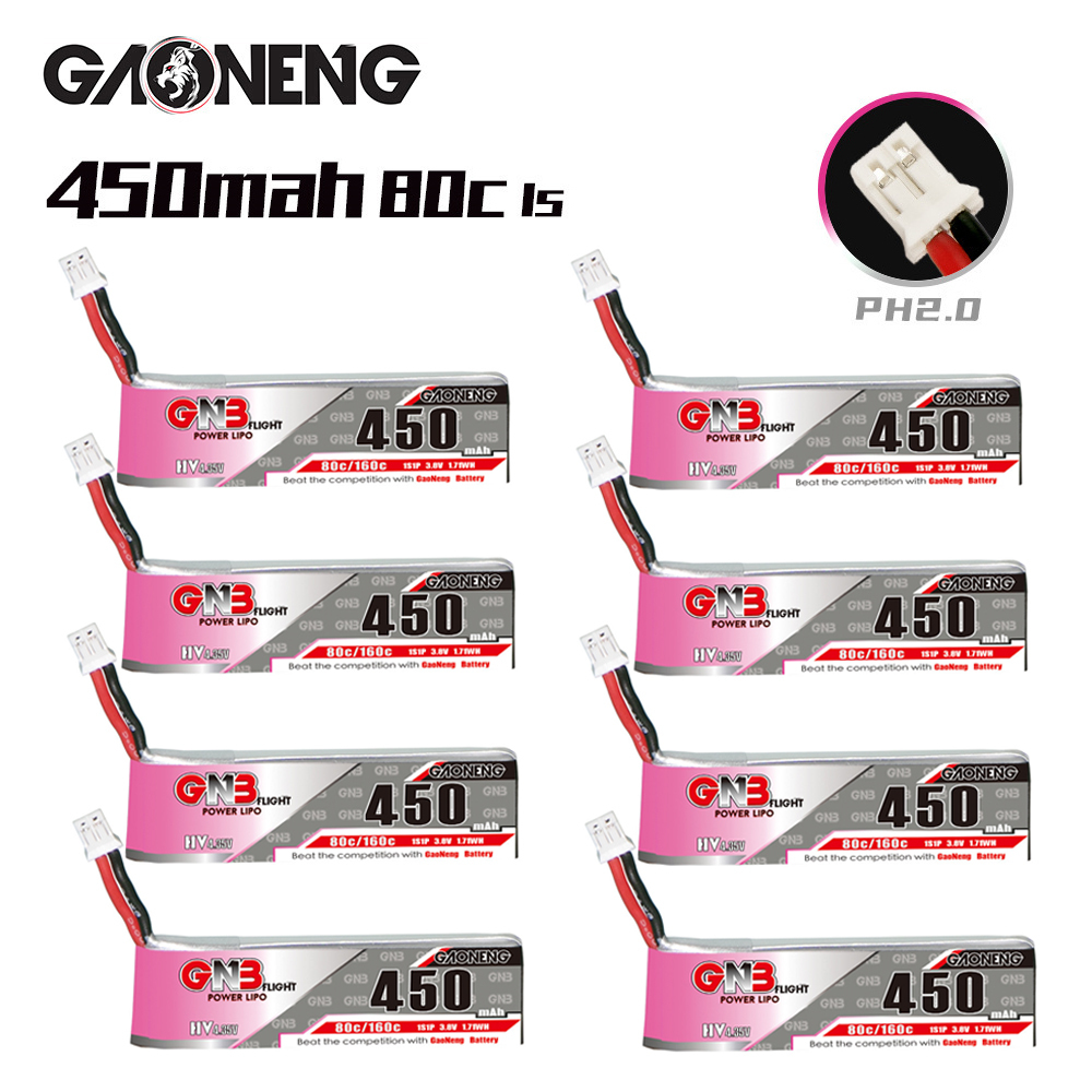 GNB HV 1S 3.8V 450mAh 80C/160C - مراجعة Drone Battery Plate وسعره