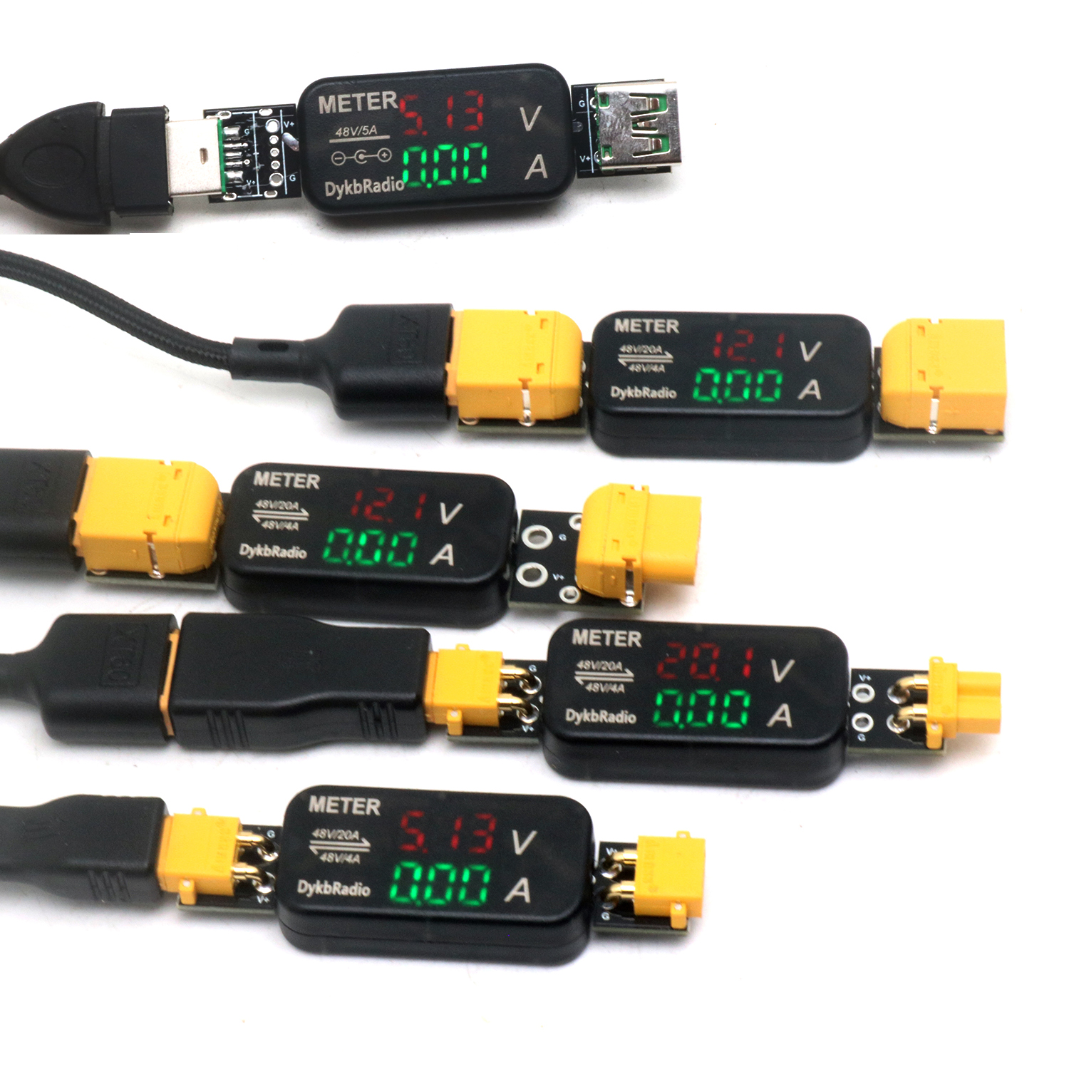 20A USB XT60 XT30 Voltmeter Am - مراجعة Drone Battery Voltage Checker وسعره