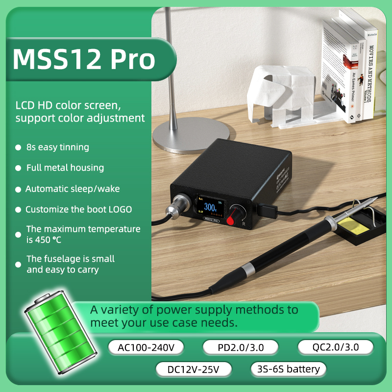 SEQURE MSS12 Pro Soldering Sta - مراجعة Drone Battery 6S وسعره