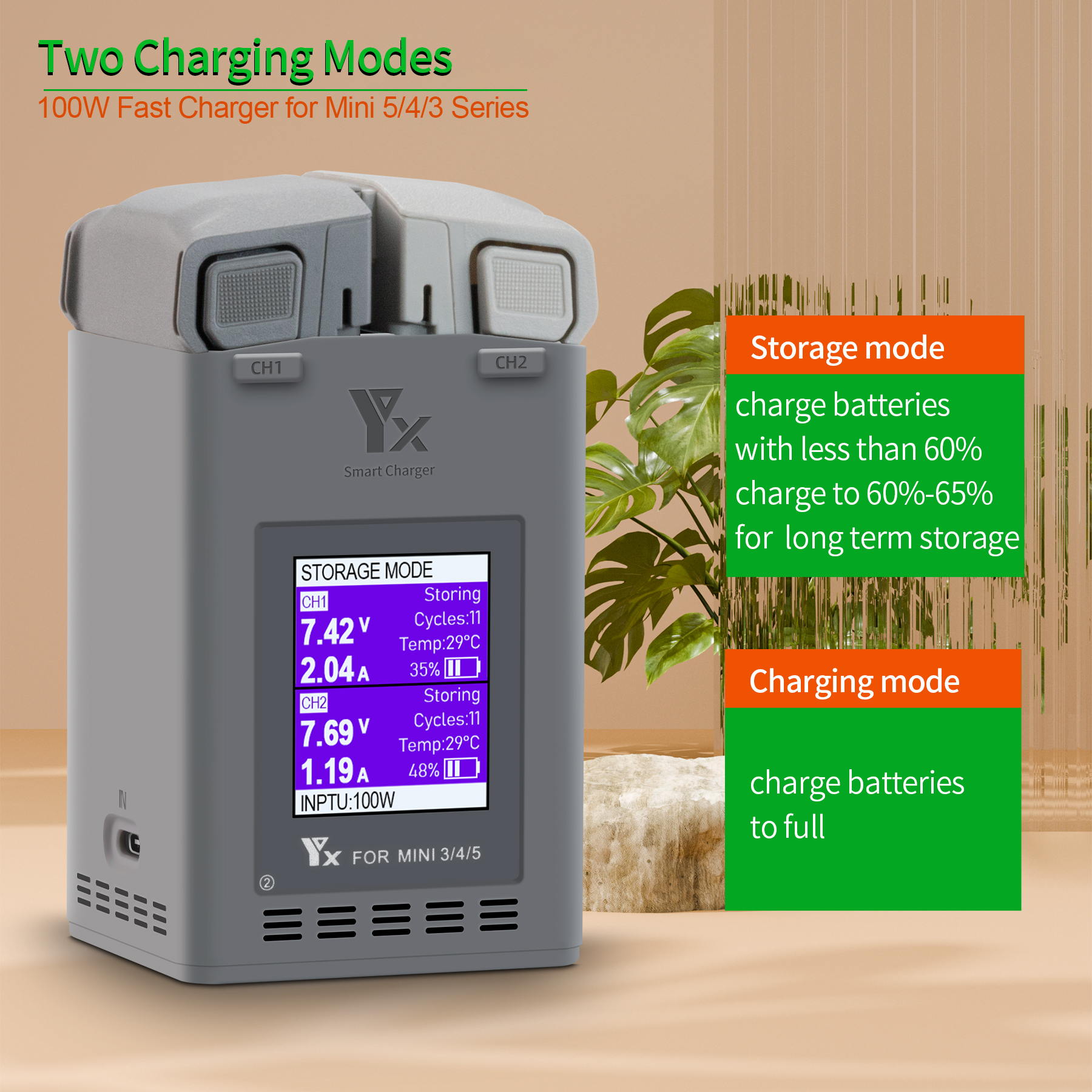 100W Intelligent Battery Charg - مراجعة Drone Battery Balance Charger وسعره