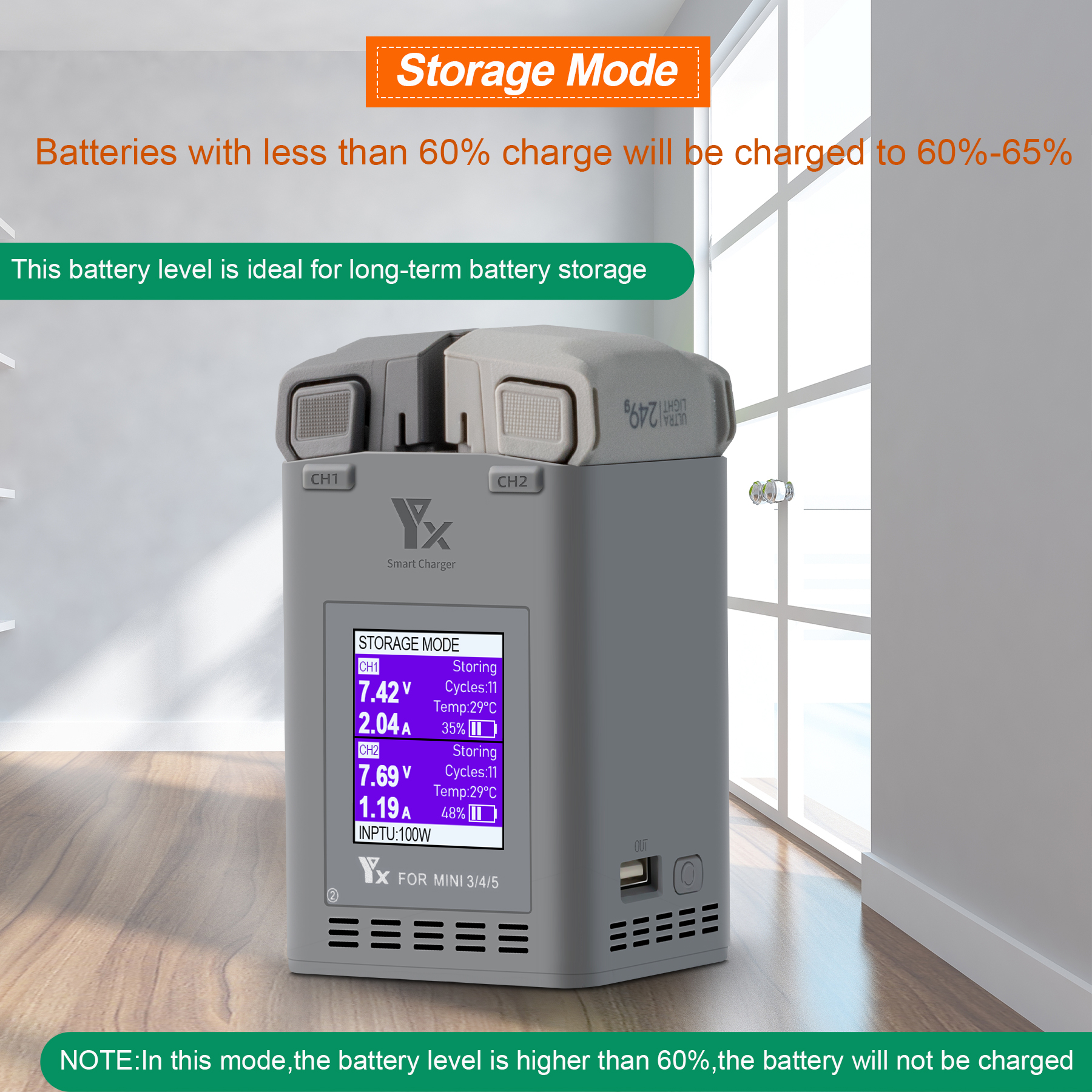 100W Intelligent Battery Charg - مراجعة Drone Battery Balance Charger وسعره