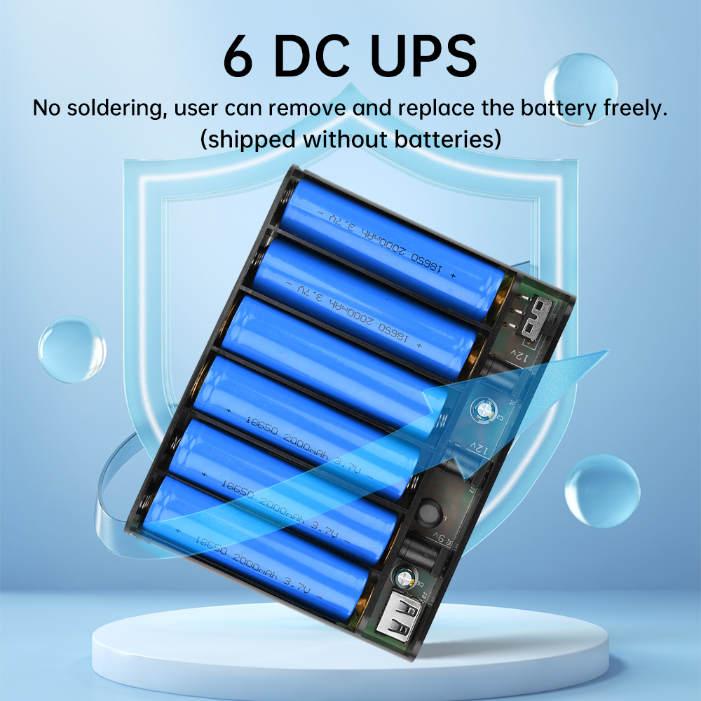 5V9V12V Output Power Bank Box  - مراجعة Drone Battery Box وسعره