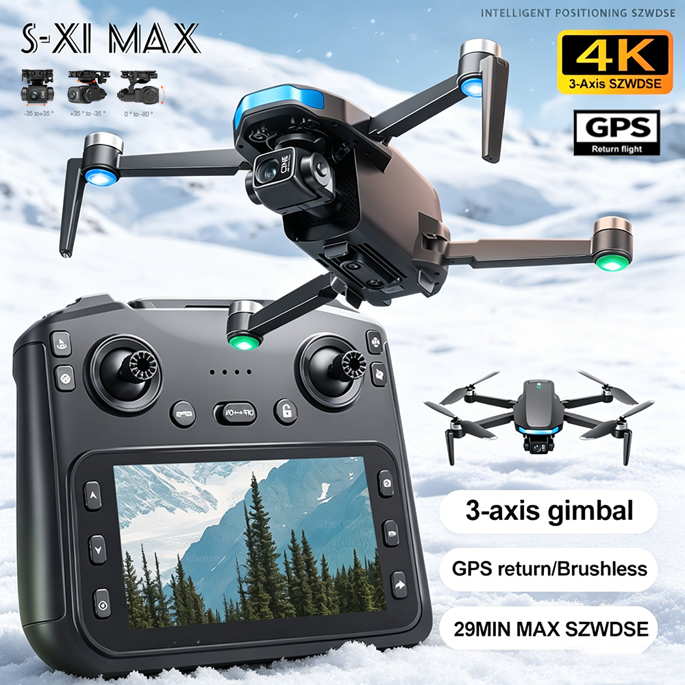 New S-X1 MAX Drone GPS 8K Prof - مراجعة Drone Battery Box وسعره