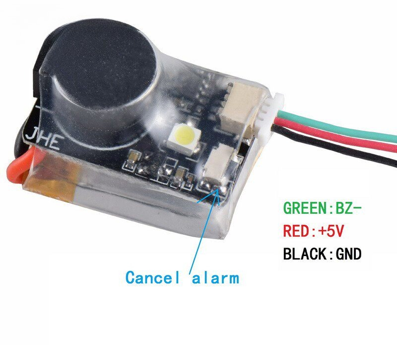 J110dB Loud FPV Buzzer Lost Mo - مراجعة Drone Battery Alarm وسعره